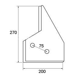 Aleta de cuchilla tercol naud NAU031193D - Imagen 2