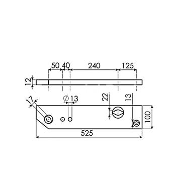COSTANERA TRASERA IZQUIERDA TIPO ÖVERUM 85197 - Imagen 2