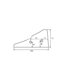 NARIZ DE COSTANERA DERECHA H4 TIPO KUHN 223120 - Imagen 2