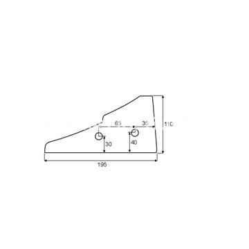 NARIZ DE COSTANERA DERECHA H4 TIPO KUHN 223120 - Imagen 2