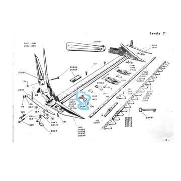 Premilama de T para segadora BCS - Imagen 2