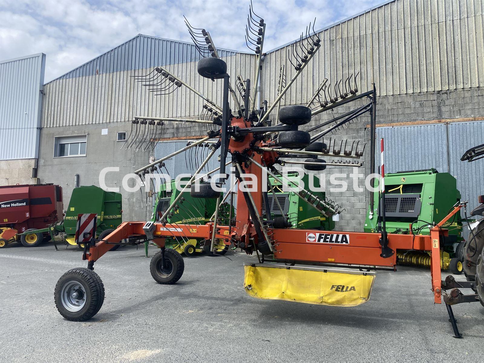 Rastrillo hilerador Fella TS 880 - Imagen 1
