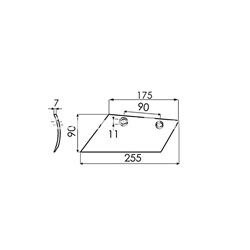 REJA DE RASETA DERECHA TIPO KUHN 631108 - Imagen 2
