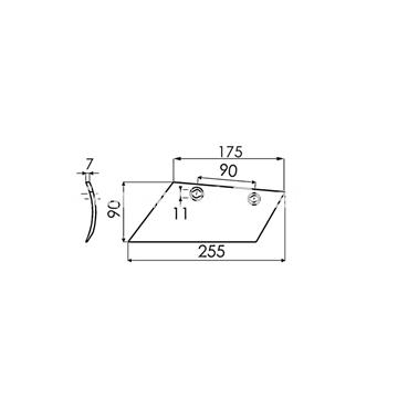 REJA DE RASETA DERECHA TIPO KUHN 631108 - Imagen 2