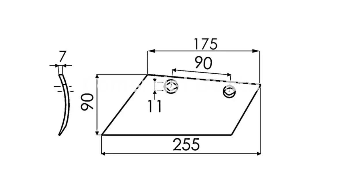 REJA DE RASETA IZQUIERDA TIPO KUHN 631109 - Imagen 2