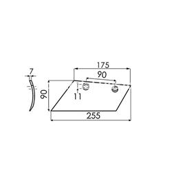 REJA DE RASETA IZQUIERDA TIPO KUHN 631109 - Imagen 2
